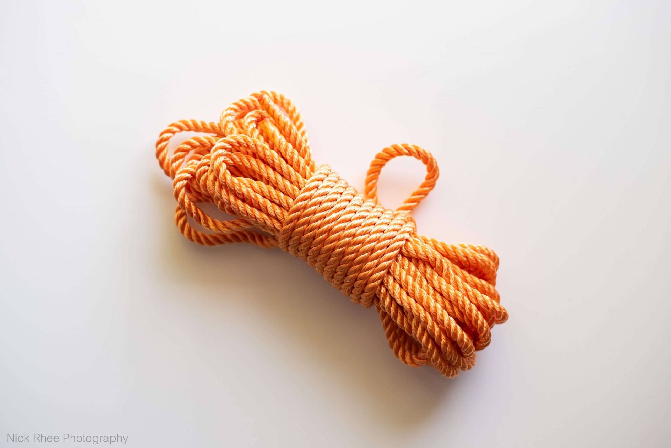 30′ Orange Nylon Rope – knottiekittie